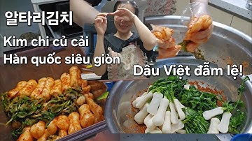 Kim chi củ cải Hàn quốc thơm giòn ngọt siêu ngon