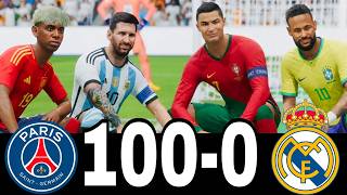 RONALDO, MESSI, LAMINE YAMAL, MBAPPE ALL BEST PLAYERS IN THE WORLD PLAYING TOGETHER | MESSALDO FC 26