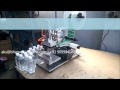 Semi Automatic Flat Bottle Labeling Machine , Manual Sticker labeling machine