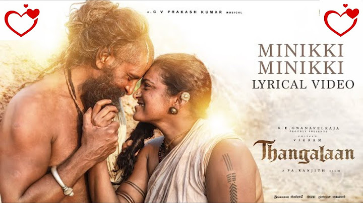 Minikki Minikki 💕💃❤️- Lyrical Video | Thangalaan | Chiyaan Vikram | Pa Ranjith | GV Prakash Kumar