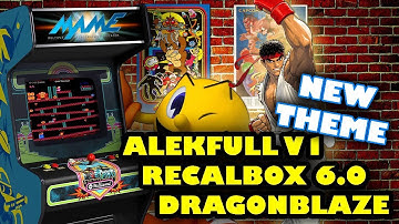 🇬🇧 NEW THEME Alekfull V1 for Recalbox 6.0 [DRAGONBLAZE]