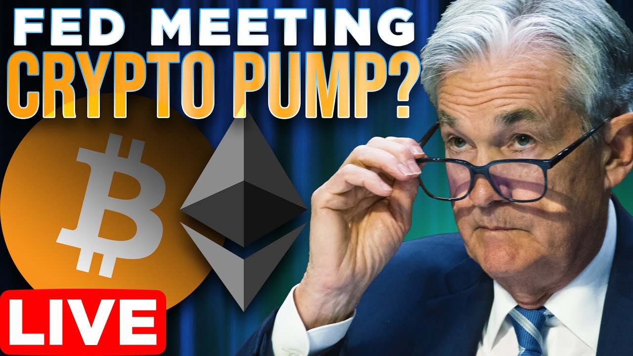 Fed Meeting Crypto Pump? LIVE🔴Jerome Powell + Inflation Data