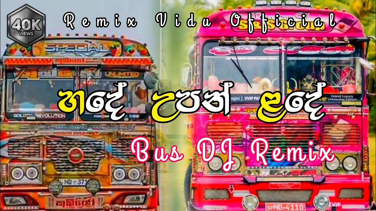 හදේ උපන් ලදේ බස් DJ Remix  || 🎧 🌼Hade Upan Lade Bus DJ Remix 🌼🎧 || 