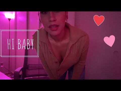 GIRLFRIEND Role Play ASMR  🩷 Lint Roller , Close Up Whispers