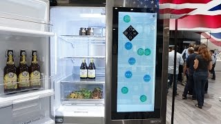 LG smart fridge with half-transparent display & Windows 10