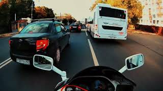 Покатушки на Kawasaki Zzr 400 по городу #Kawasaki #zzr400 #music 