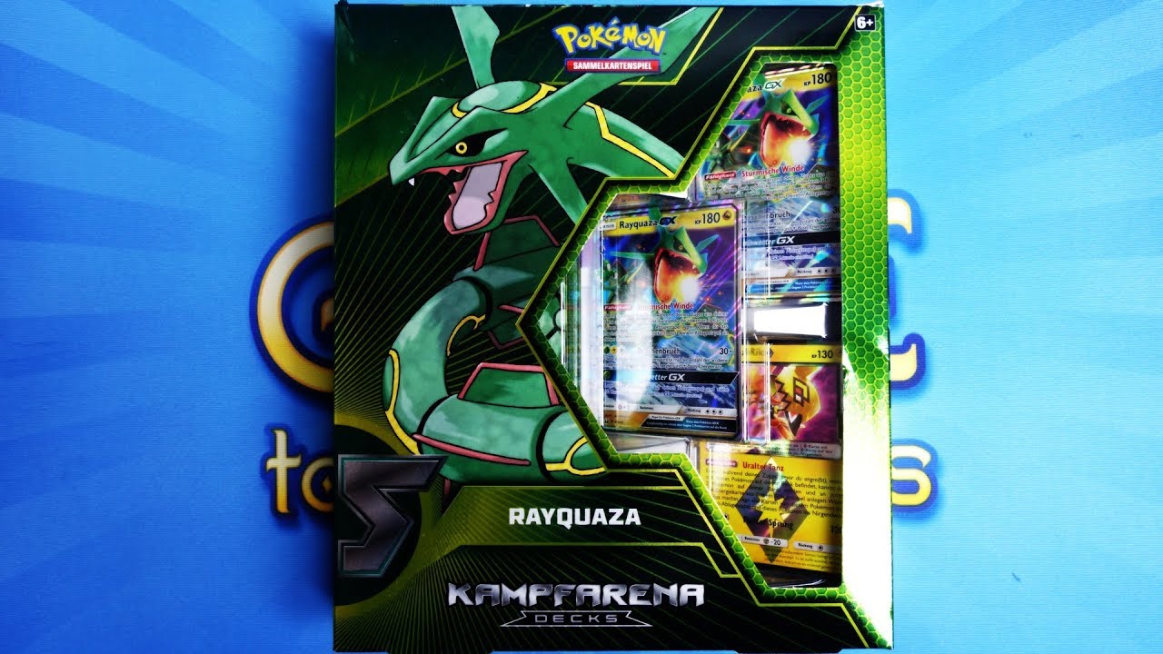 Pokemon Rayquaza GX Kampfarena Deck 2019 Battle Arena Deck Opening