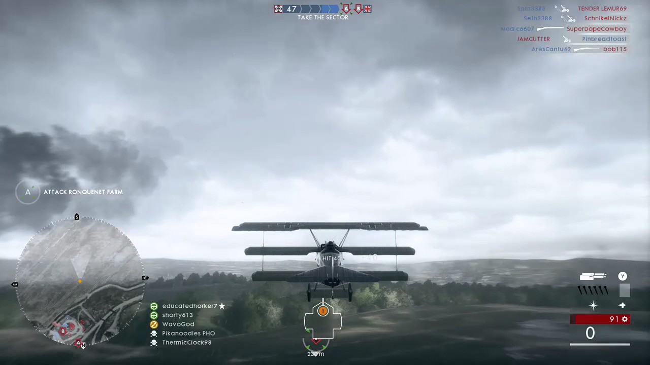 Before the Battlefield 1 plane nerf 😢