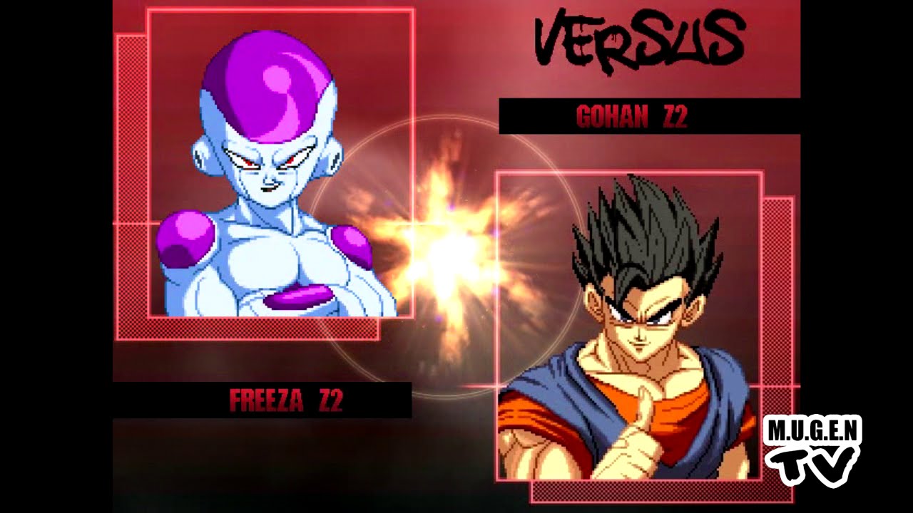 DRAGON BALL FIGHTS - Gohan Z2 vs Freeza Z2 (MUGEN) (HYPER DBZ) (LINK in description)