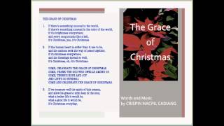 THE GRACE OF CHRISTMAS, by Crispin Nacpil Cadiang chords