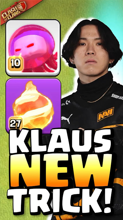 Klaus uses ANGRY JELLY with FIREBALL! Clash of Clans Esports #clashofclans