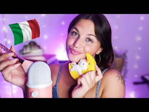 ASMR ITALIEN 🇮🇹 Una Francese ti addormenta in Italiano !