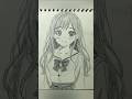 anime cute girl sketch # anime cute # girl # sketch # short