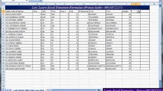 Find, Left, Trim, Mid, Len Merging of Functions Excel Function