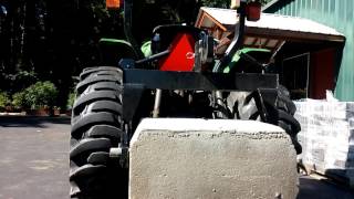 DIY concrete tractor ballast box part 2