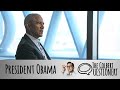 President Barack Obama Takes The Colbert Questionert