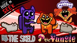 Among Us Hide N Seek- 'The Smiling Critters'🐱(Catnap) 🍄Fungle & Skeld (Pro Seeker & Hider) Gameplays