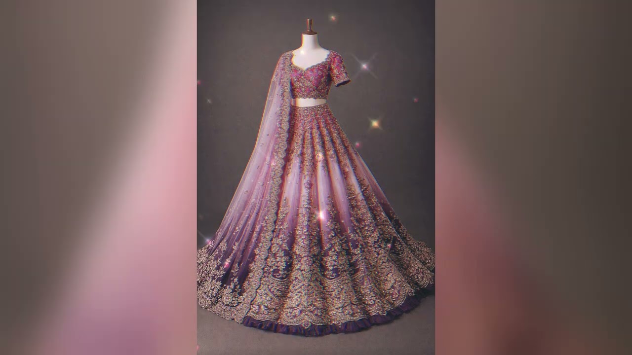 Best heavy embroidery lehanga idea's 🌹🌹🌹🌹 #new collection #sr creation #youtube...