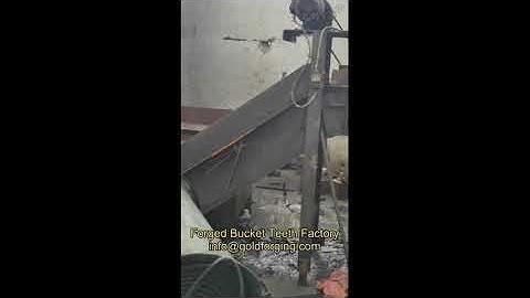 Forged Bucket Teeth Production - Gold Forging Factory