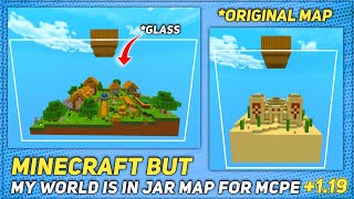 How To Download Minecraft But World In A Jar For Minecraft Pe | Skyblock Map For Mcpe | Devay Gaming screenshot 2