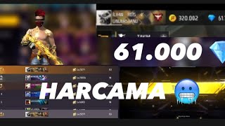 61.000 Elmas Harcama Dünya 1. Hesabi