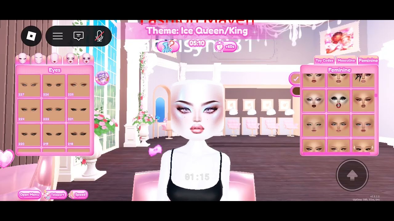 Playing dress to impress 2 rounds.