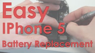 Easy IPhone 5 Battery Repair / Replacement | JustPhoneTips