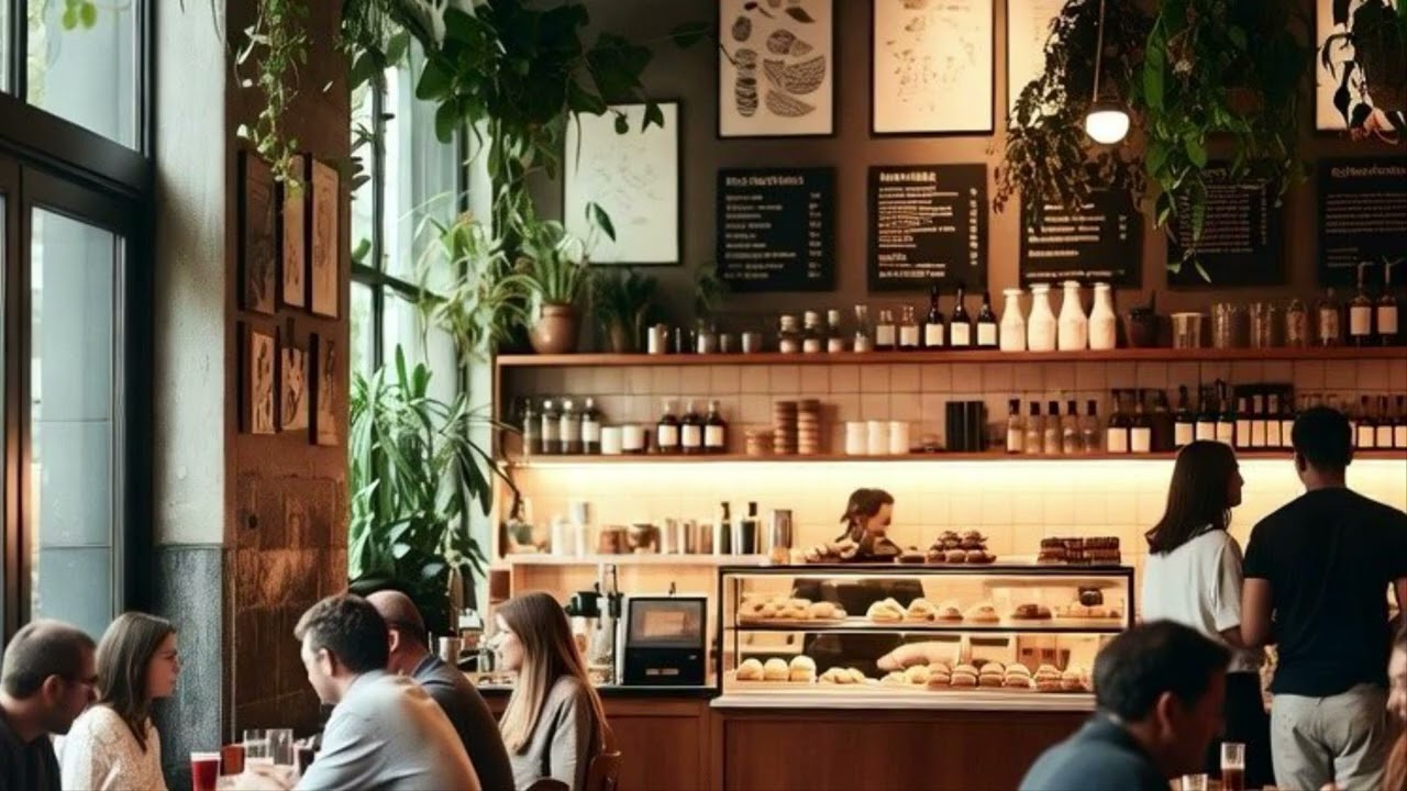 【環境音】雑音BGM カフェ店内の落ち着いた雑音