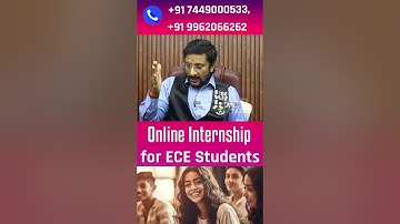 kaashiv infotech reviews - 🔥Online Internship for ECE Students | 💻Internship in chennai