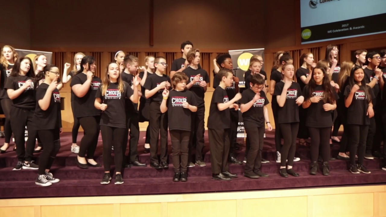 Conestoga Middle School Choir performing at CPT WE Awards on May 4