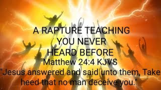 A RAPTURE TEACHING - I PROMISE YOU \