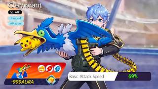 Cramorant Machine Gun Build Pokemon Unite Clips