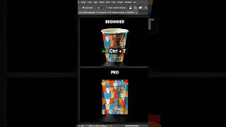 How to Wrap Textures on 3D Objects in Seconds #shorts #youtubeshorts #photoshop #editing