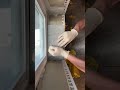 How to install tile on a window reveal #tile #construction #work #shower #window