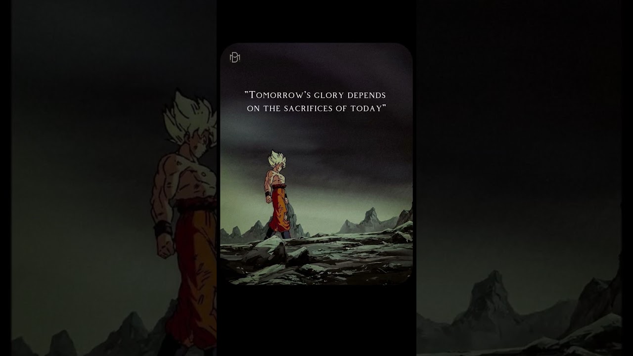 No sacrifice No glory 