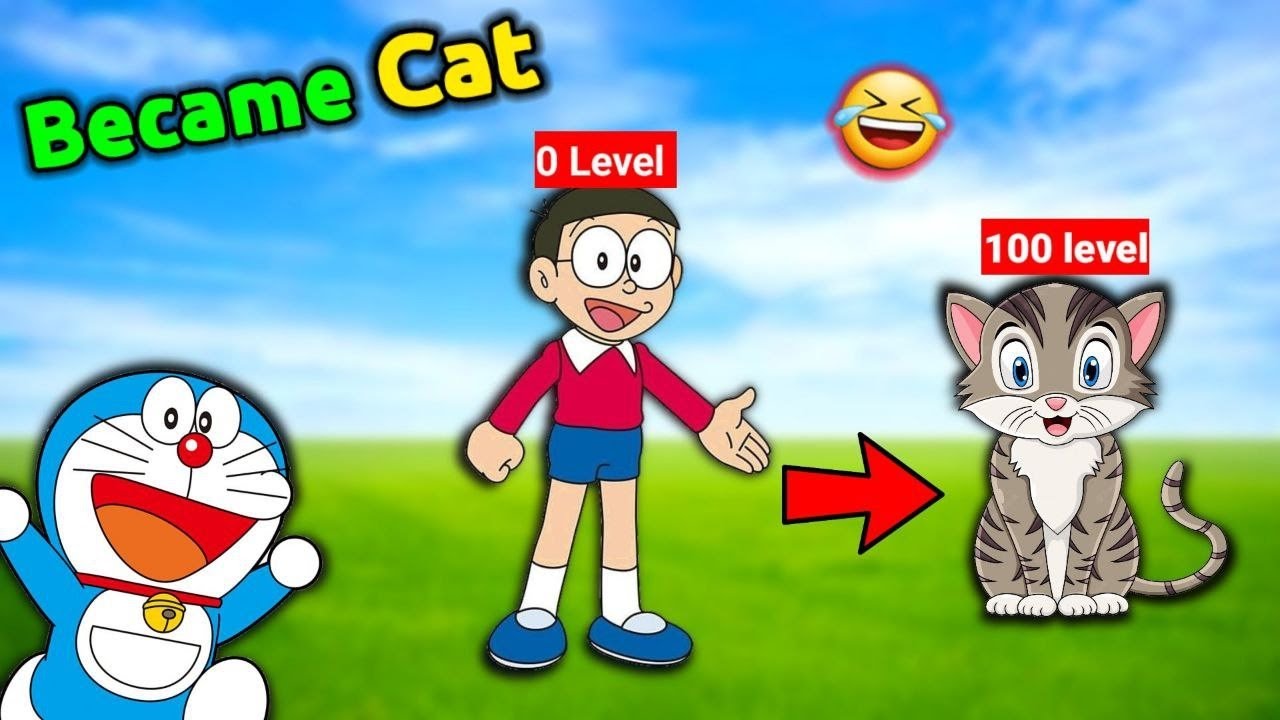 Nobita Became Cat 😱 || Funny Game Cat Life