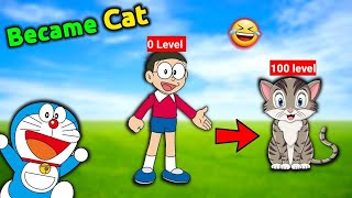 Nobita Became Cat 😱 || Funny Game Cat Life screenshot 5