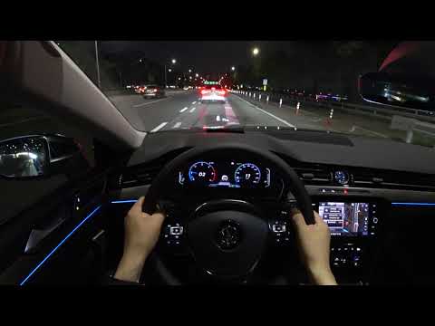 2020 Volkwagen Arteon 2.0 TDI POV night drive