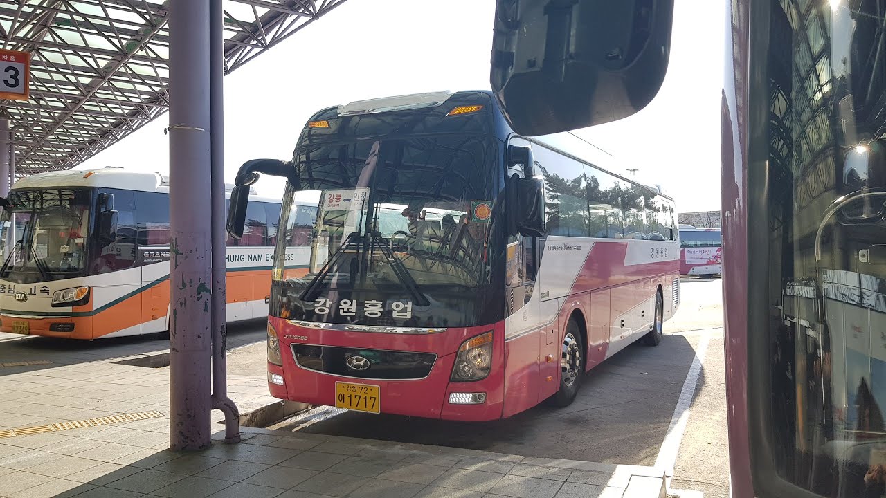 [시외버스] 인천종합터미널-강릉시외버스터미널 주행영상(Incheon Bus Terminal-Gangneung Intercity Bus Terminal)