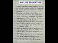 Essay on Online Education ✍️ | 10 lines on Online Education in English | Online Education Essay