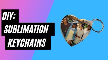 Sublimation on sublimation keychains using Cricut design space: dimensions are below :)