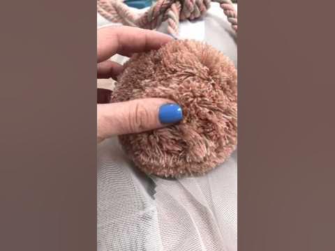 Легкий тюль в горошек с подхватами - помпонами #тюльвдетскую # ...