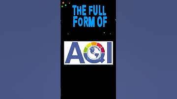 The Full form of AQI #shortsvideo