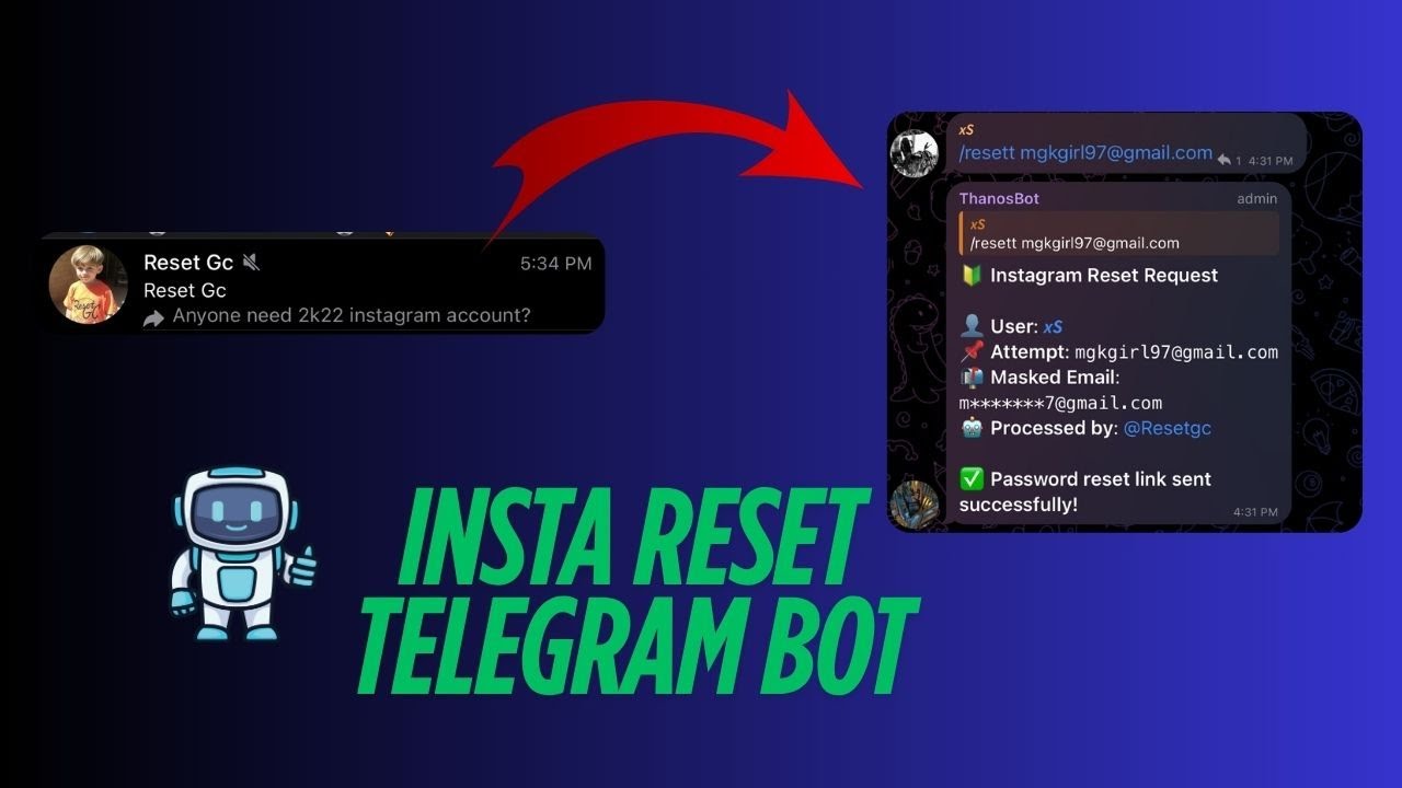 Instagram Jacking account password reset bot | 100% working bot 2025 | Claim bot Fast | 