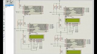 Dialogue I2C entre un maitre et trois esclave - 18F14k50 - Flowcode
