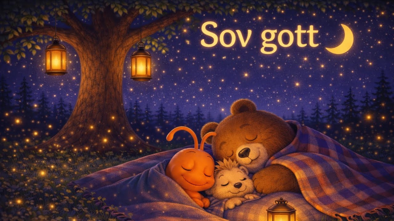 Godnatt under trädet 🌙| Sovmusik för barn – Lugn instrumental