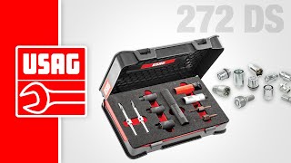 Usag 272 Ds - Kit To Extract Nuts And Screws From Alloy Wheels