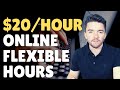 5 $20/Hour Non-Phone Work-From-Home Jobs with Flexible Hours 2021