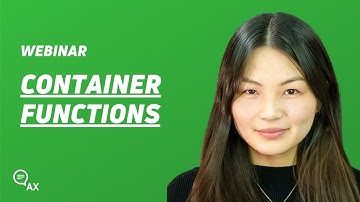 Container Functions | AX Semantics Natural Language Generation Software | Webinar