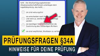 Sachkundeprüfung § 34a GewO - Prüfungsfragen einfach erklärt - Teil 2 (2023)